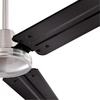 Westinghouse Jax Industrial-Style 56" 3-Blade Brushed Nickel Indoor Ceiling Fan 7800300